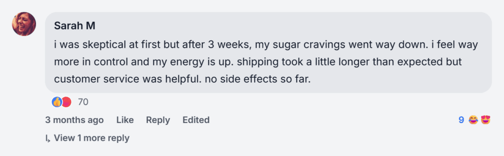 Facebook reviews