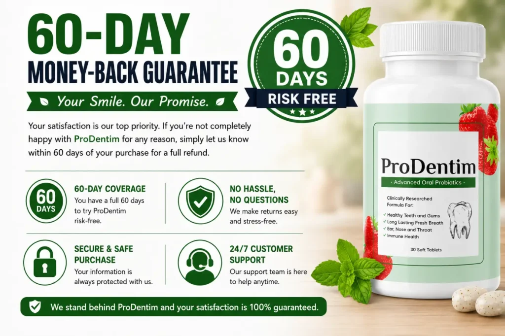 ProDentim Money Back Guarantee