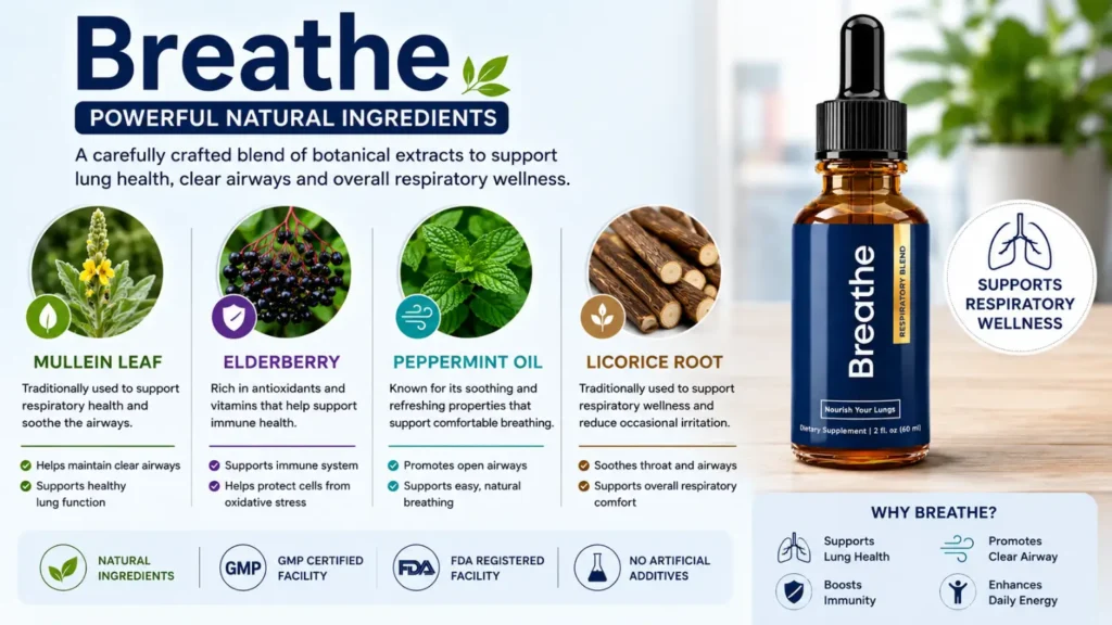 Breathe Drops Ingredients
