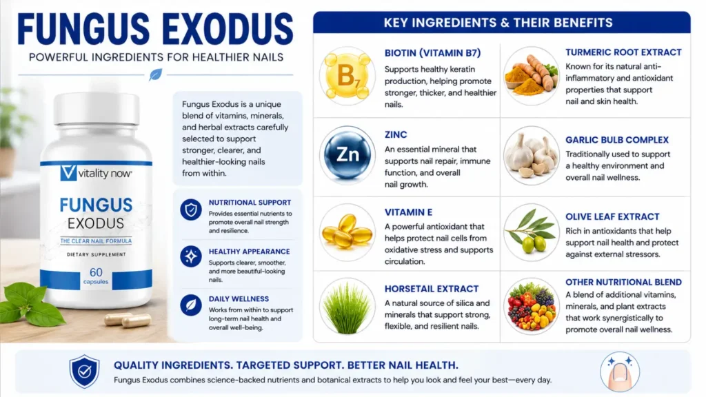 Fungus Exodus Ingredients