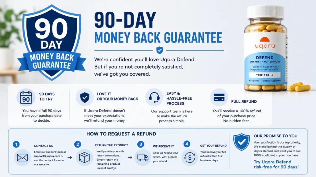 Uqora Money Back Guarantee