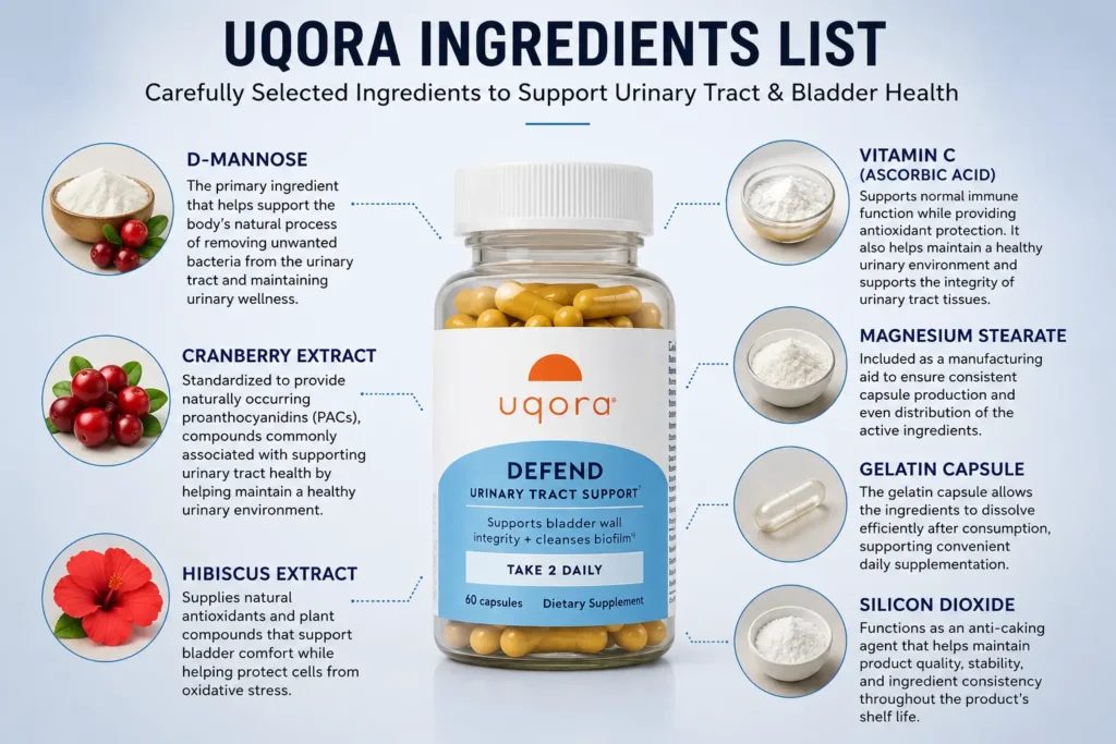 Uqora Ingredients List