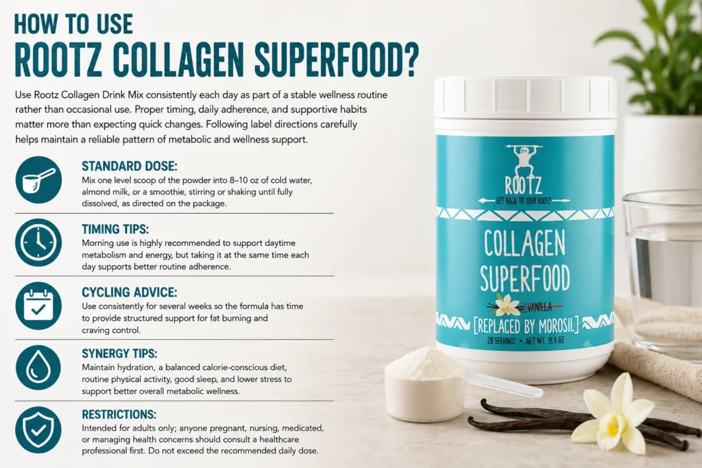 Rootz Collagen Superfood Use