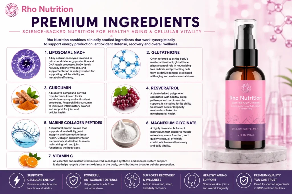 Rho Nutrition Ingredients List