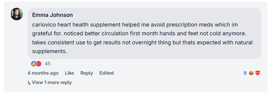 Cariovico Reviews From Facebook