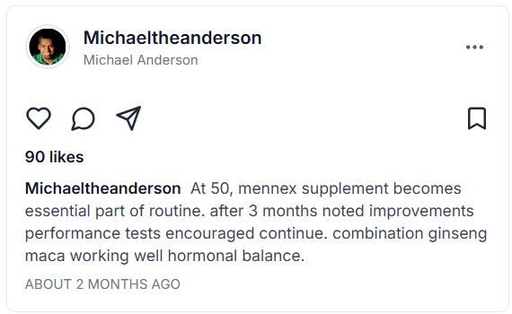 Mennex Reviews From Instagram