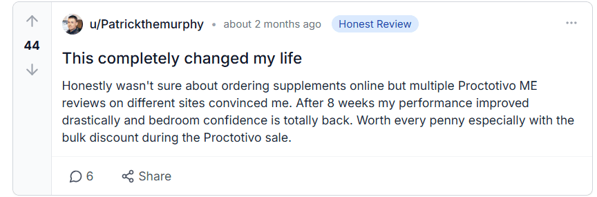 Proctotivo reviews
