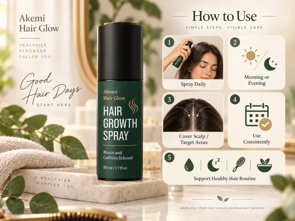 How to Use Akemi Hair Glow
