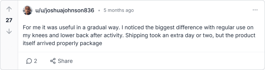 Reddit reviews