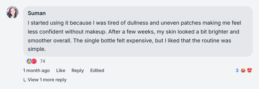 Facebook reviews