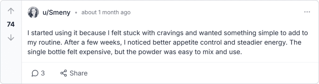 Reddit reviews
