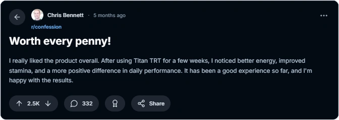 Reddit reviews
