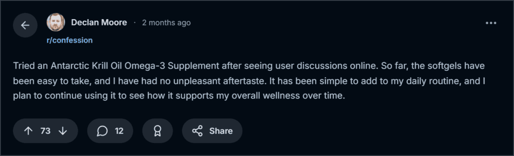 Antarctic Krill Oil Reddit Reviews