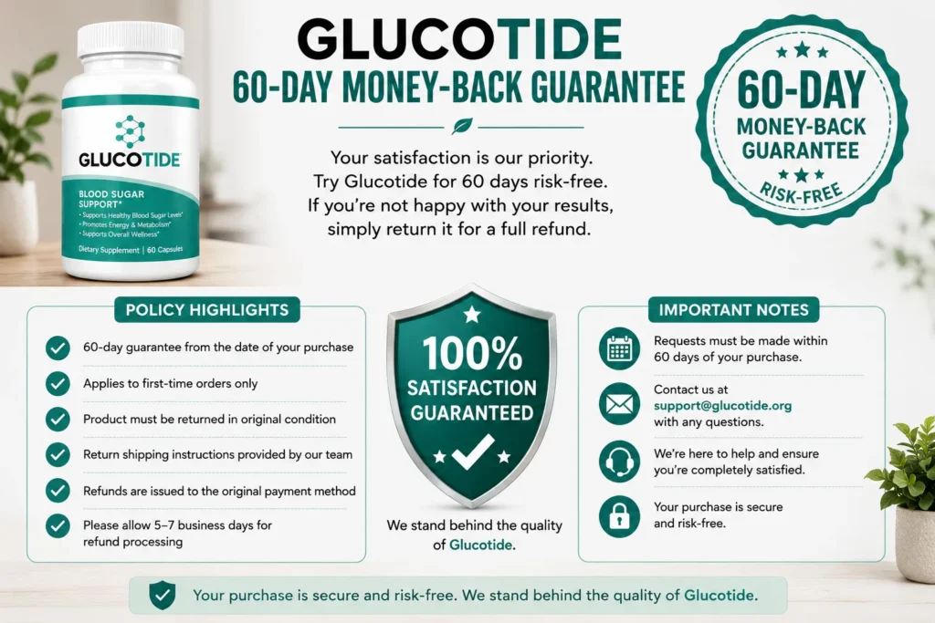 GlucoTide Refund Policy