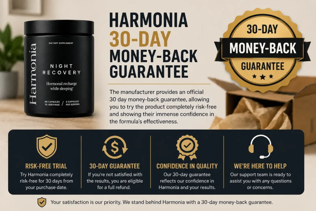 Harmonia Money Back Guarantee