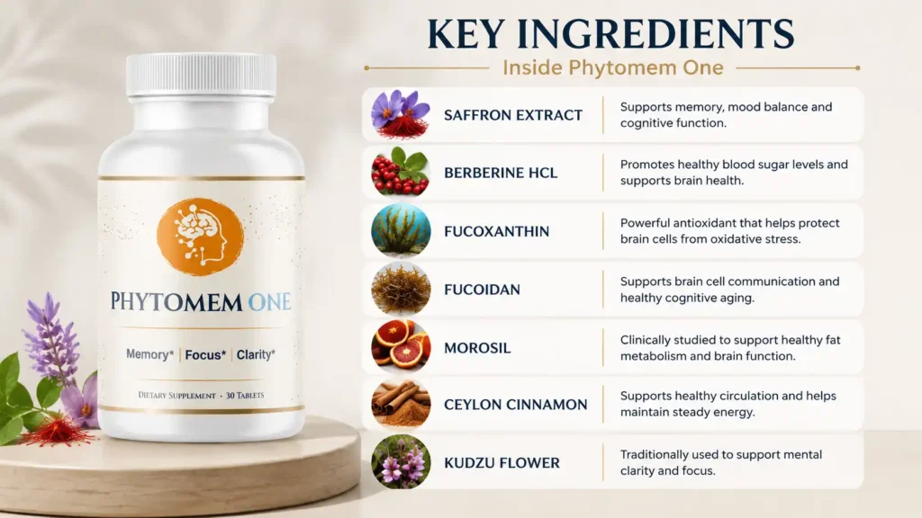 Phytomem One Ingredients List