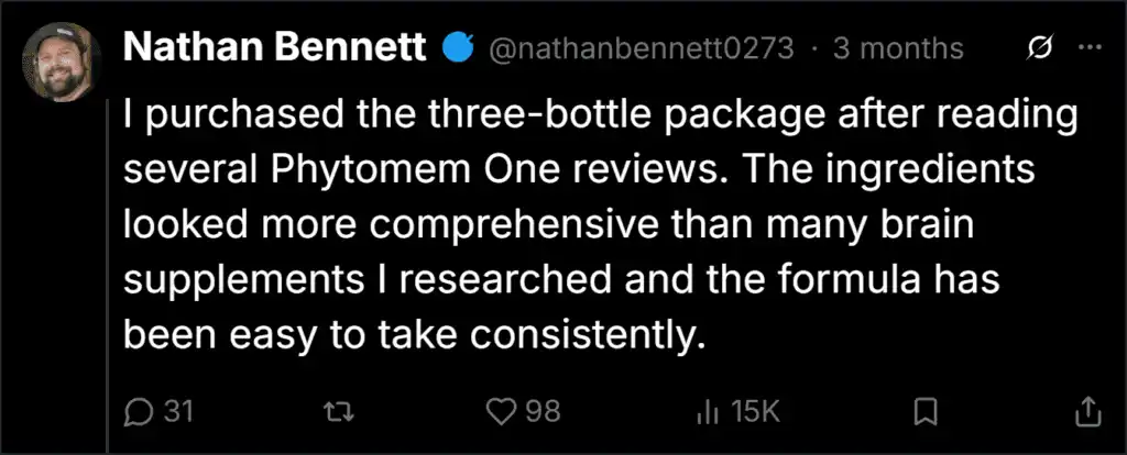 PhytomemOne Reviews