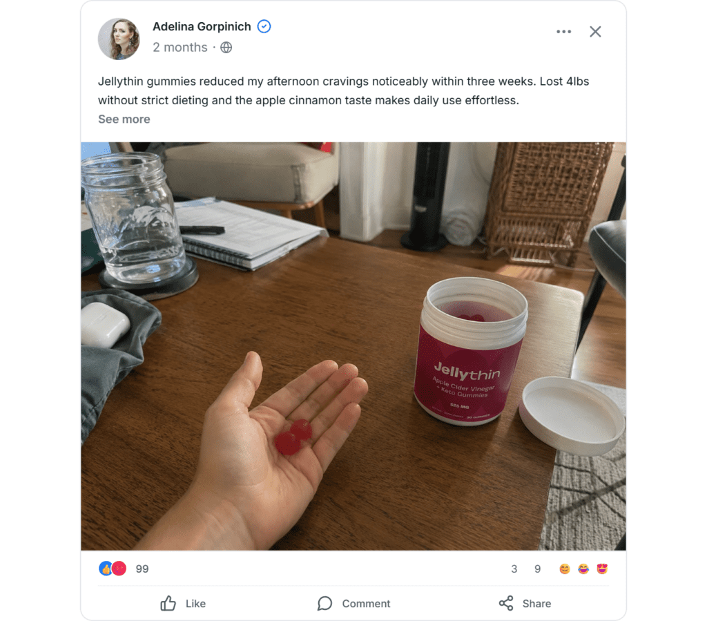 Facebook reviews