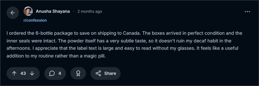 Reddit reviews