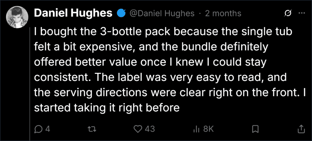 X reviews