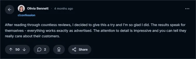 reddit review