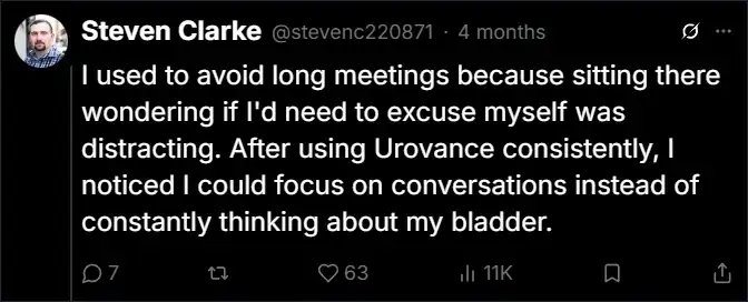 Urovance X Reviews