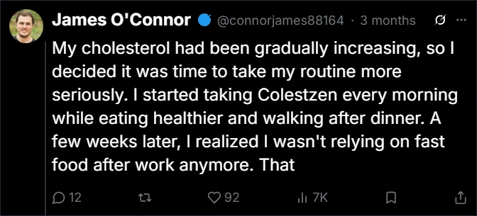 Colestzen X reviews