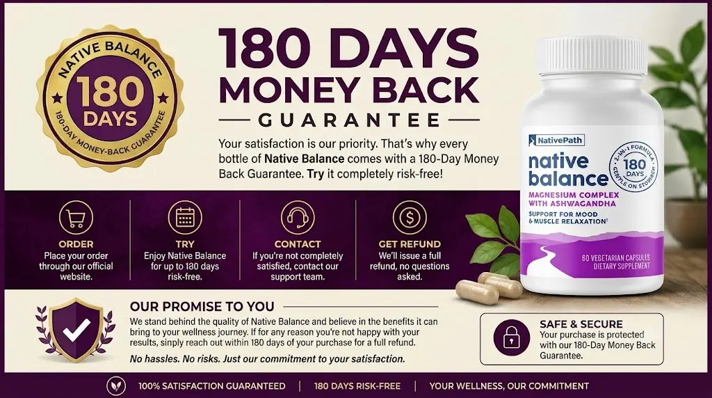 Native Balance Money Back Guarantee