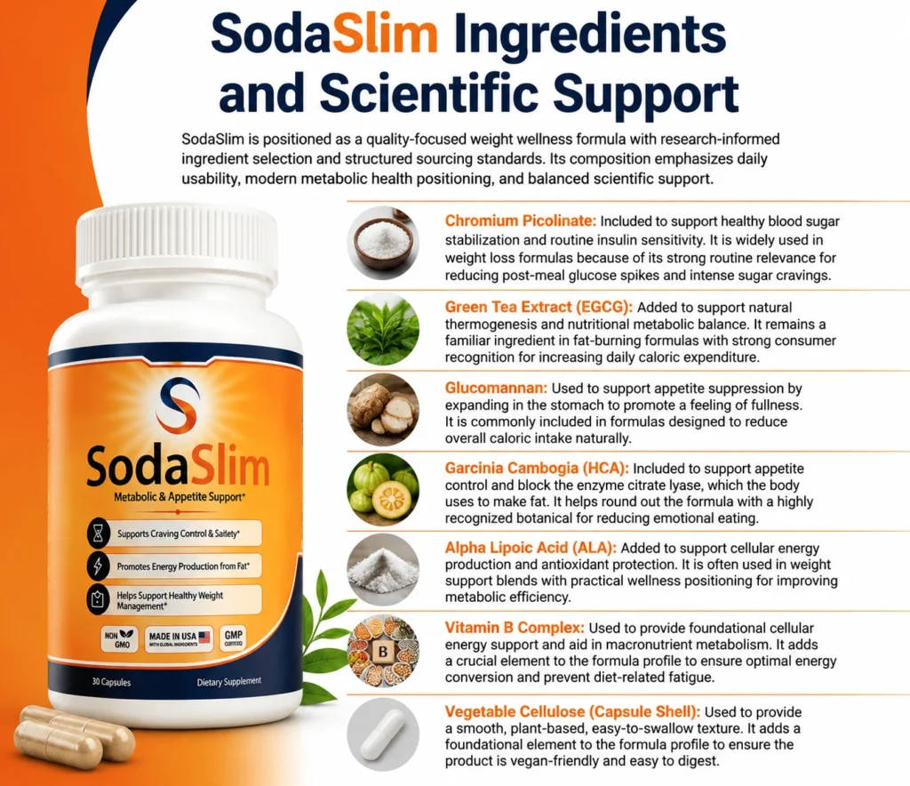 SodaSlim Ingredients and Scientific Support