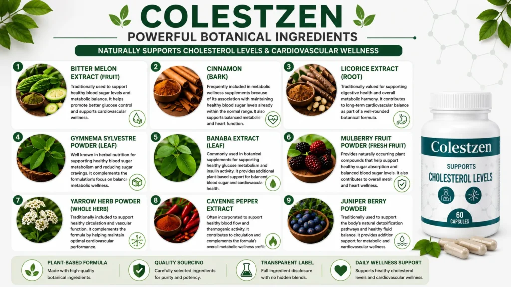 Colestzen Ingredients List