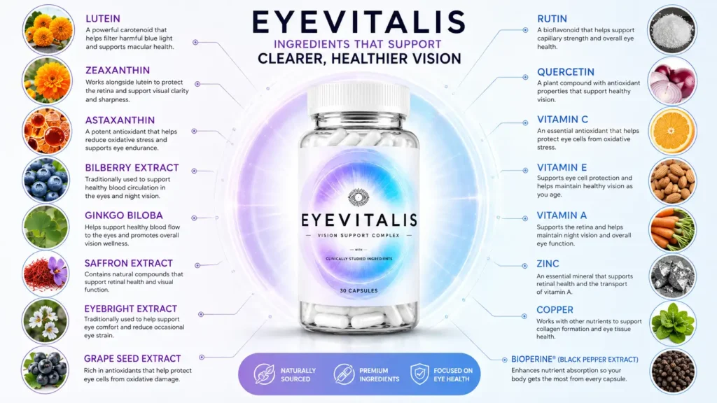 EyeVitalis Ingredients List