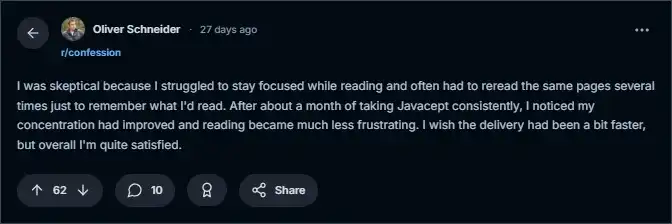Javacept Reddit Reviews