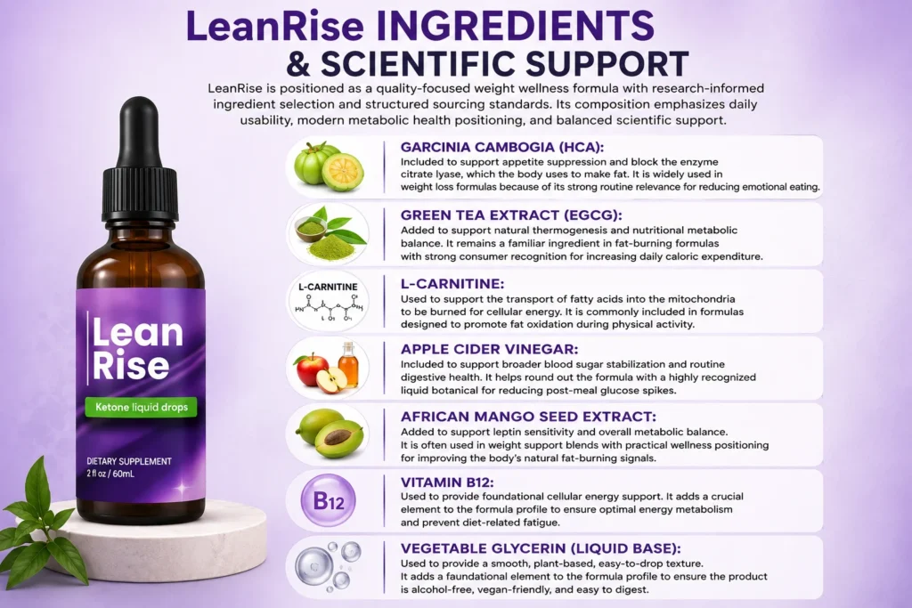 LeanRise Ingredients