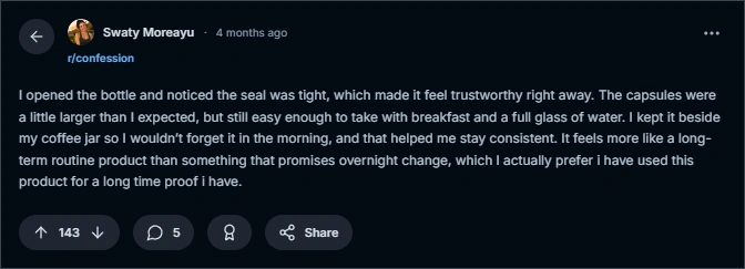 Reddit reviews