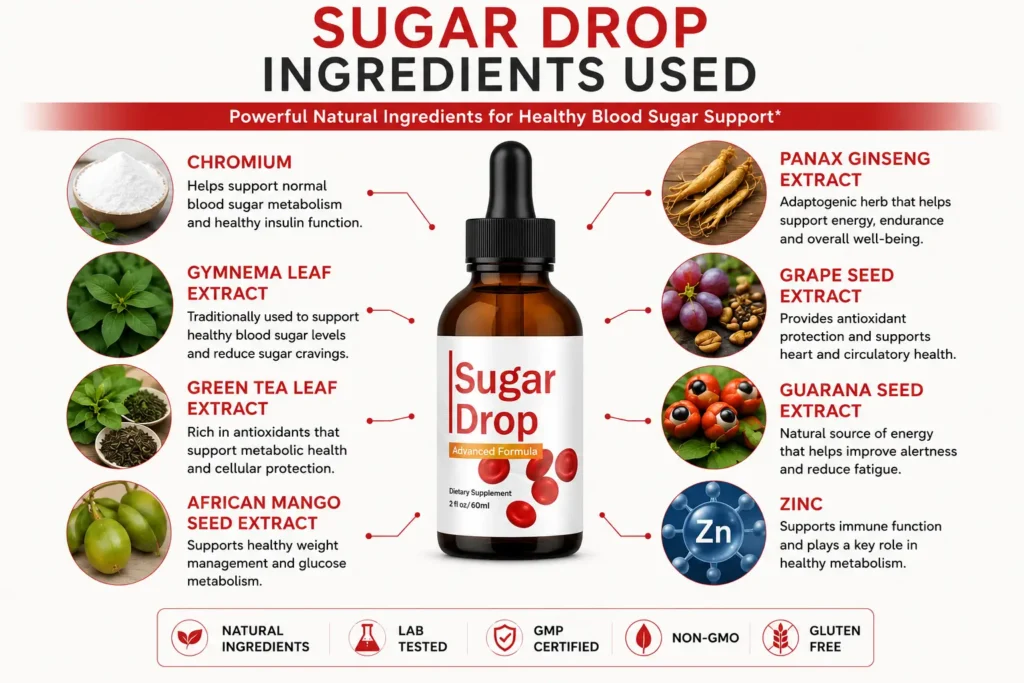 Sugar Drop Ingredients