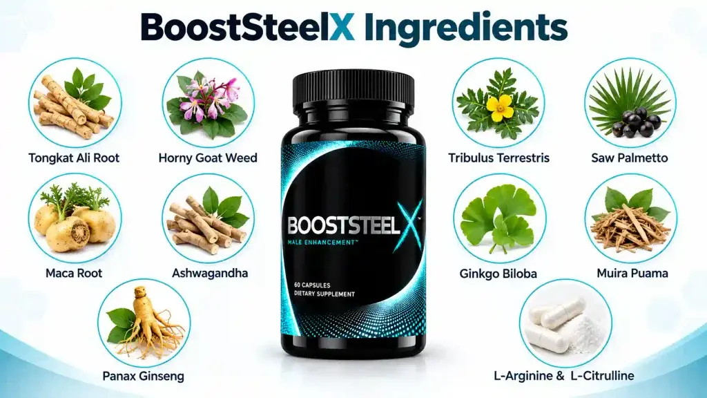 BoostSteelX Ingredients List