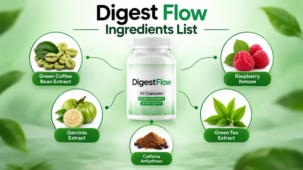 Digest Flow Ingredients List