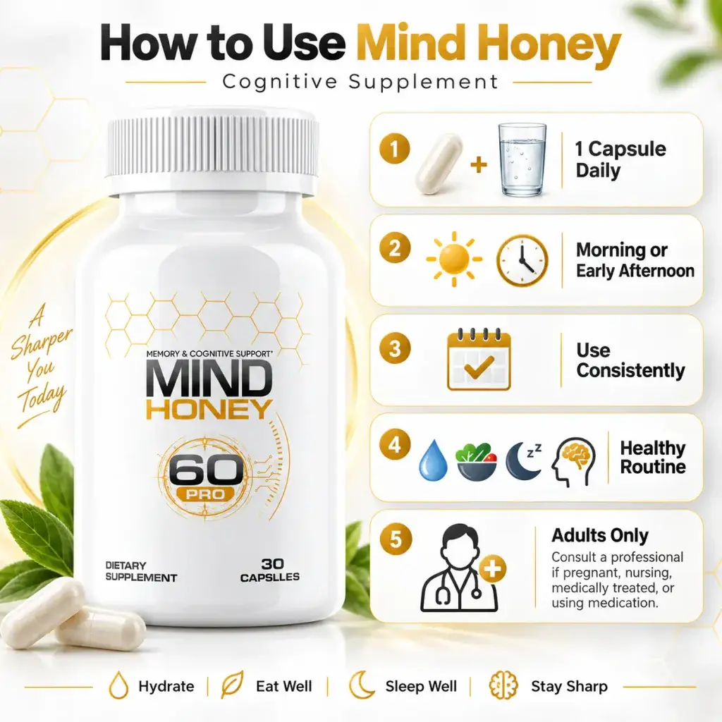 How to Use Mind Honey Cognitive Supplement