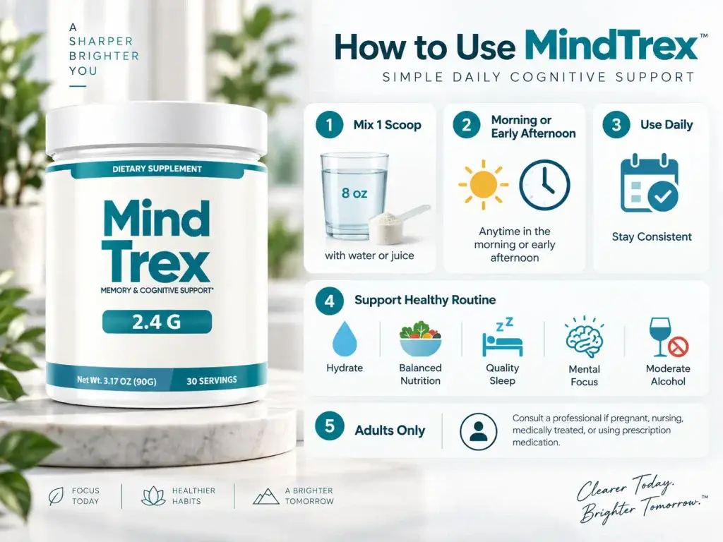 How to Use MindTrex Cognitive Supplement