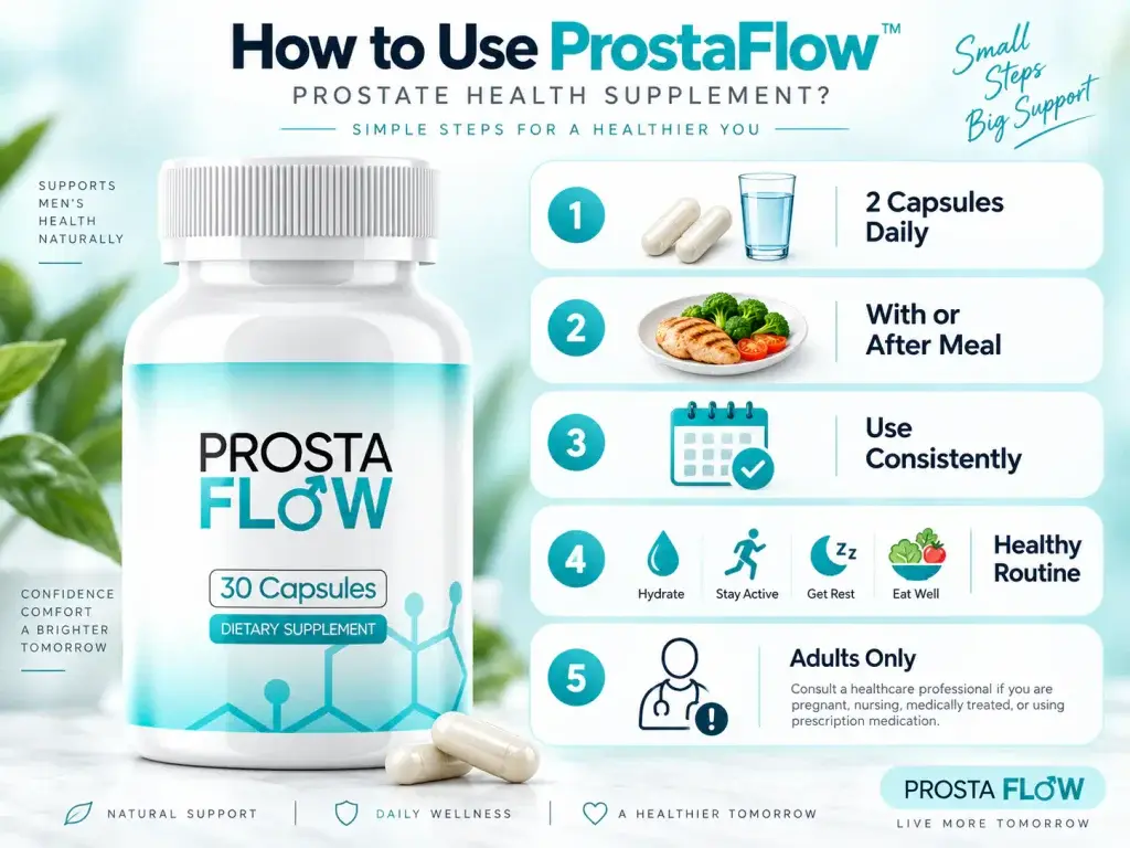 How to Use ProstaFlow Prostate Health Supplement
