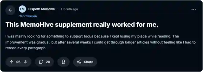 MemoHive Reddit Reviews