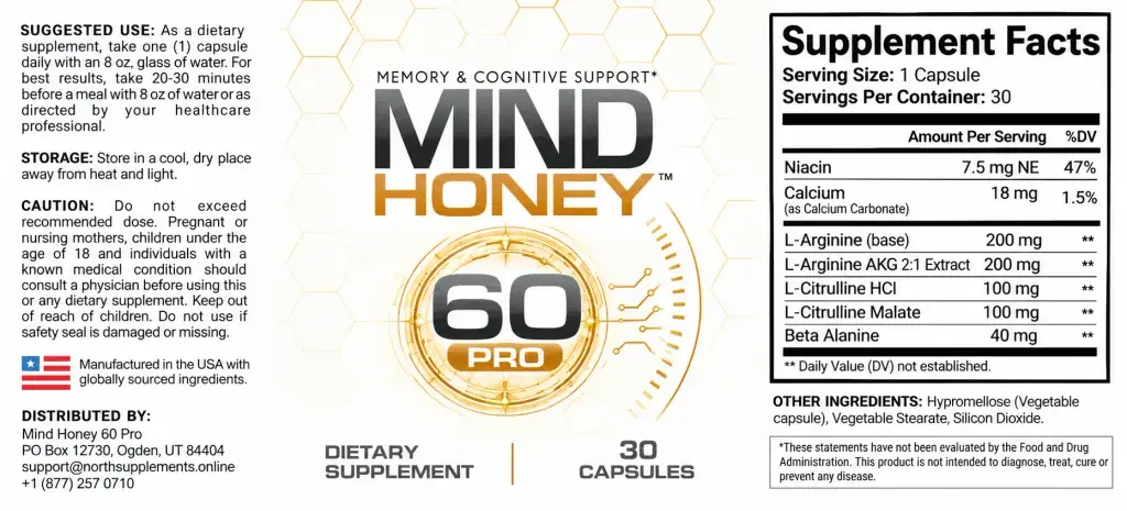 Mind Honey Ingredients and Scientific Support