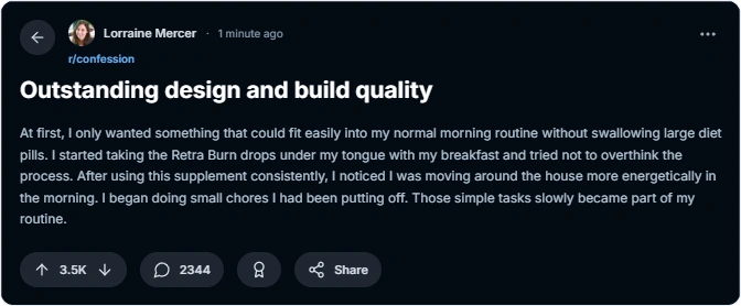 Reddit reviews