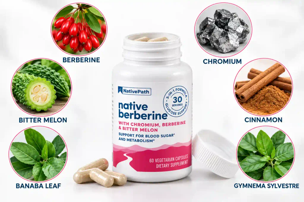 native path berberine ingridients